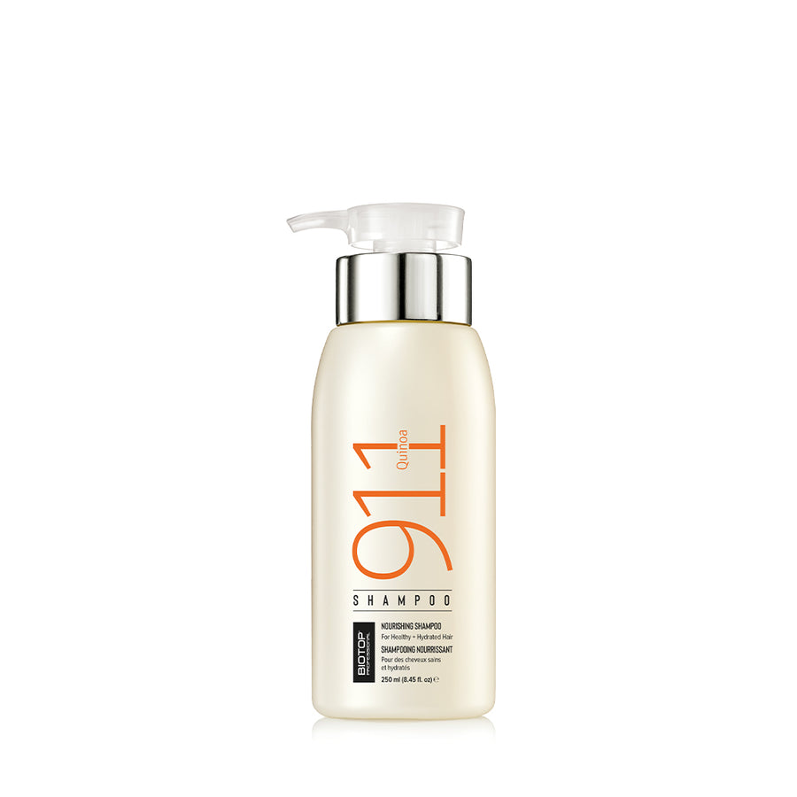 Envase de referencia: champú 911 Quinoa de BIOTOP Professional